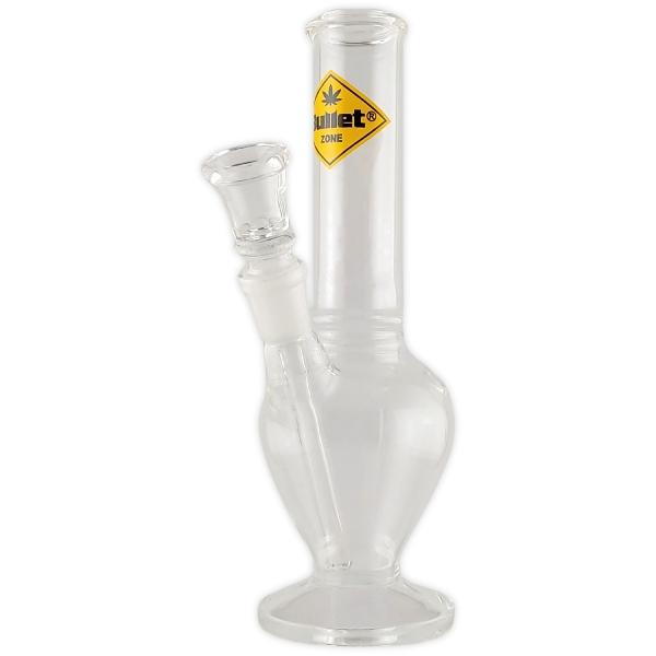 Glasbong Bullet Zone Heavy 2 Ringe 19cm 14.5 Schliff Tulpen Bong 1